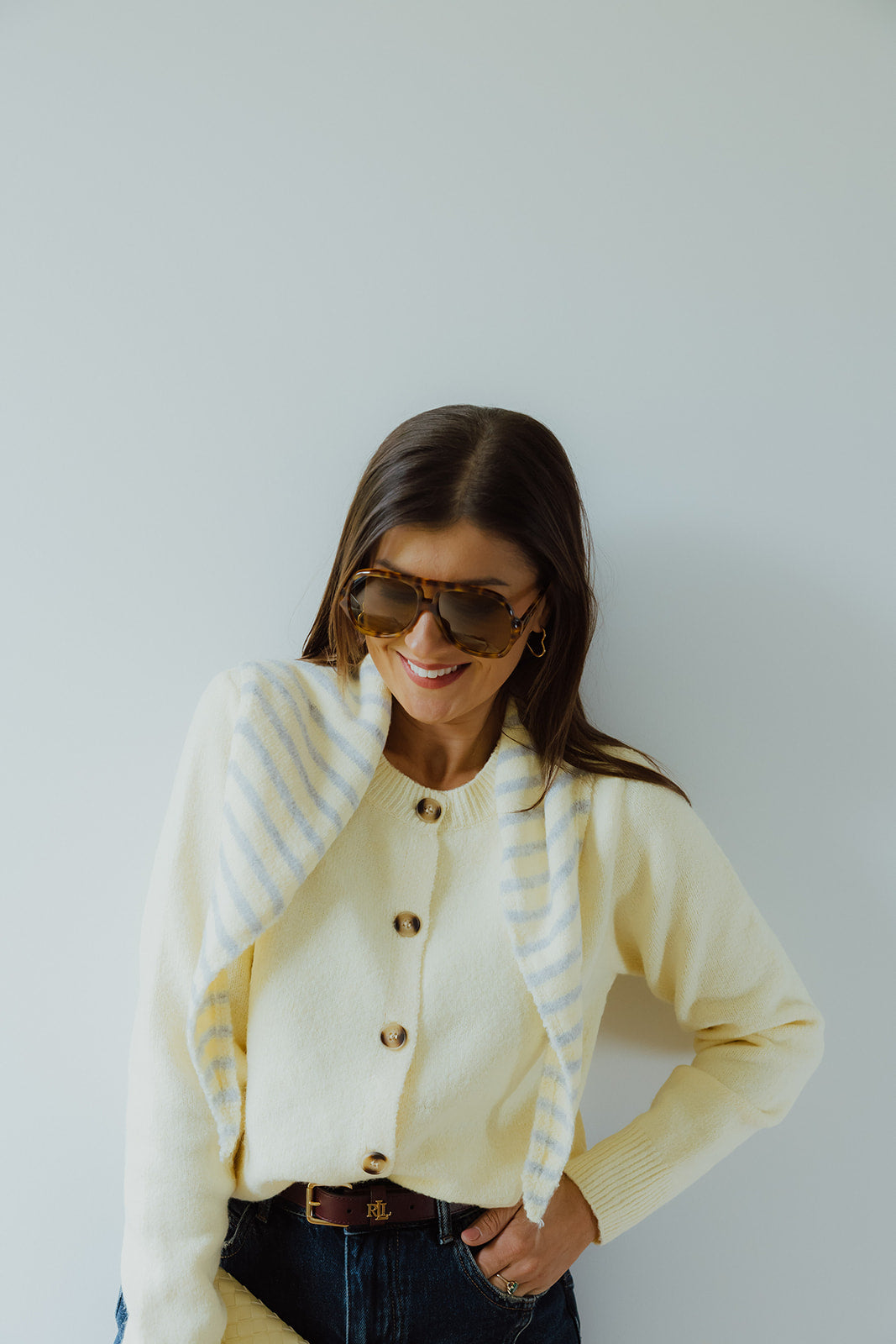 Solène cardigan + sjaaltje