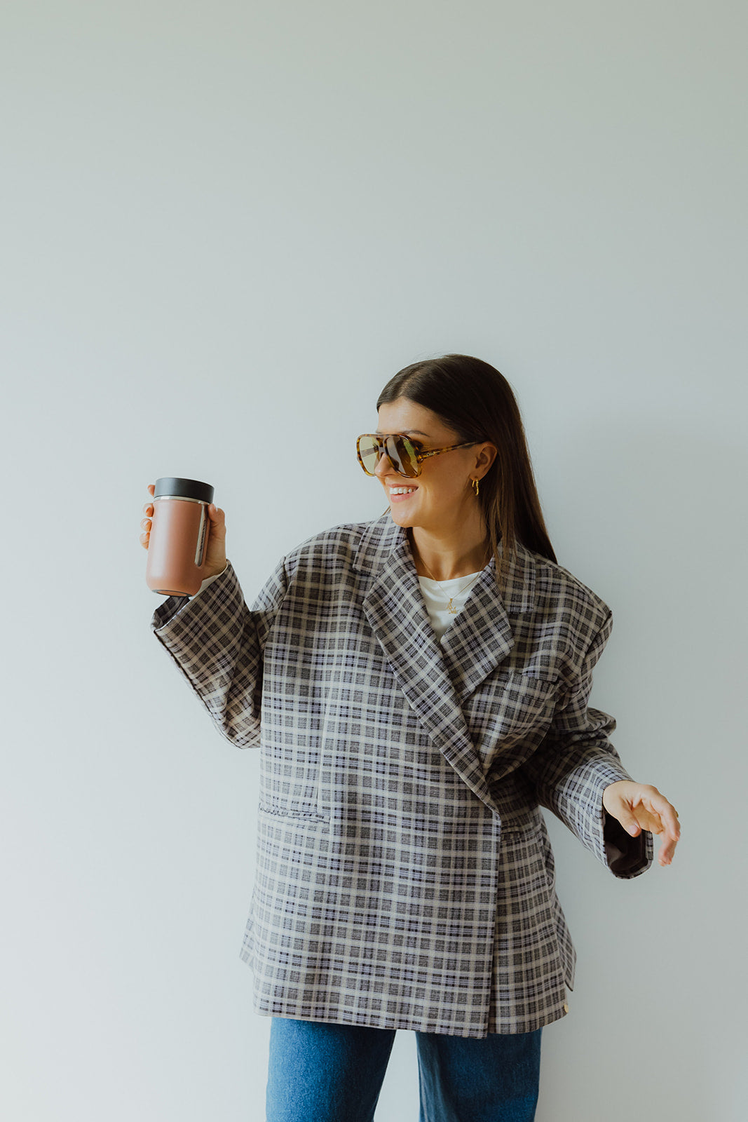 Josephine oversized blazer lila