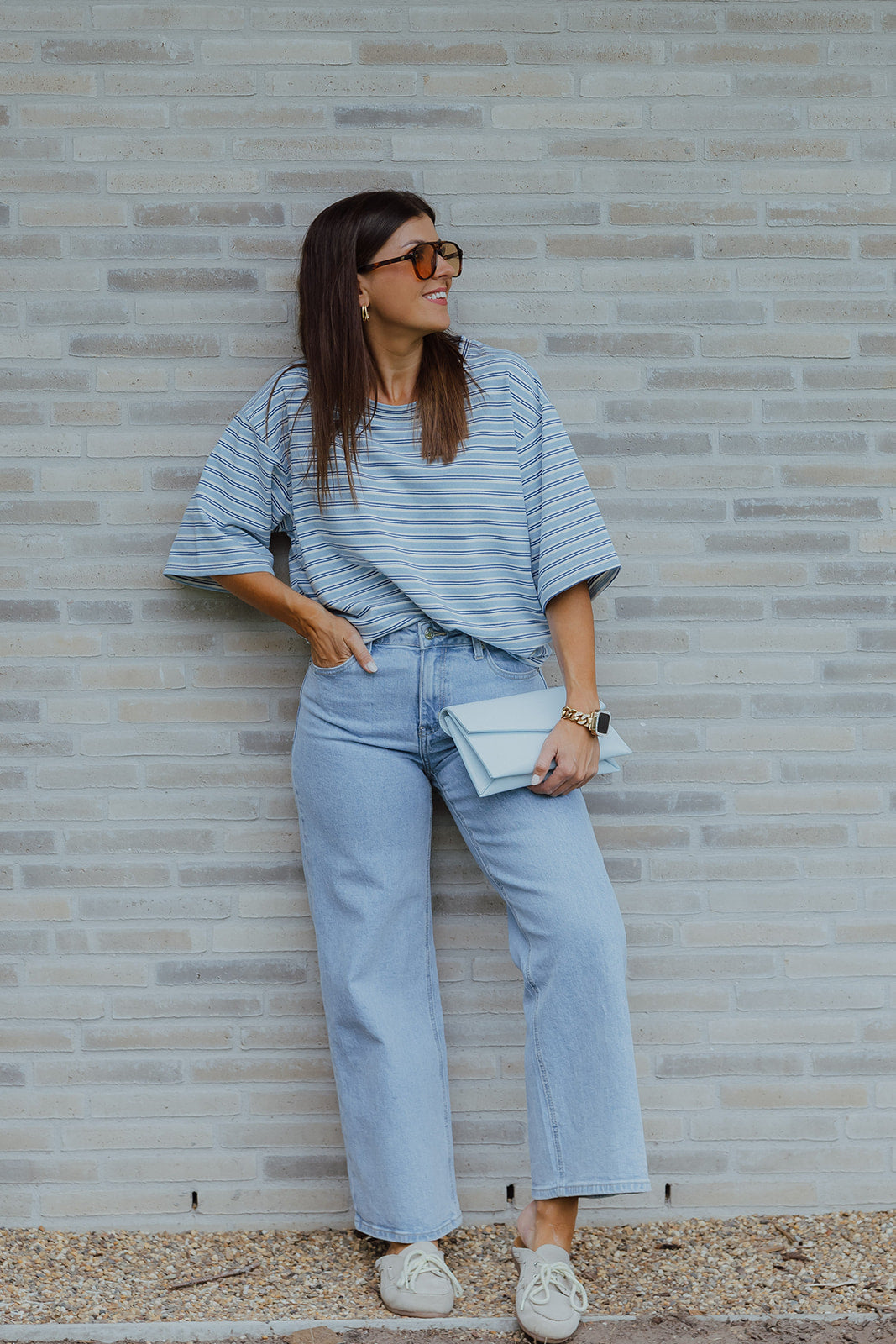 Florent cropped wide leg jeans
