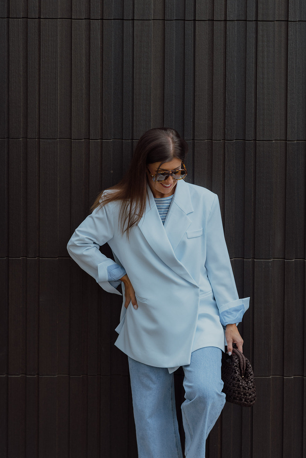 Juliette blazer lichtblauw
