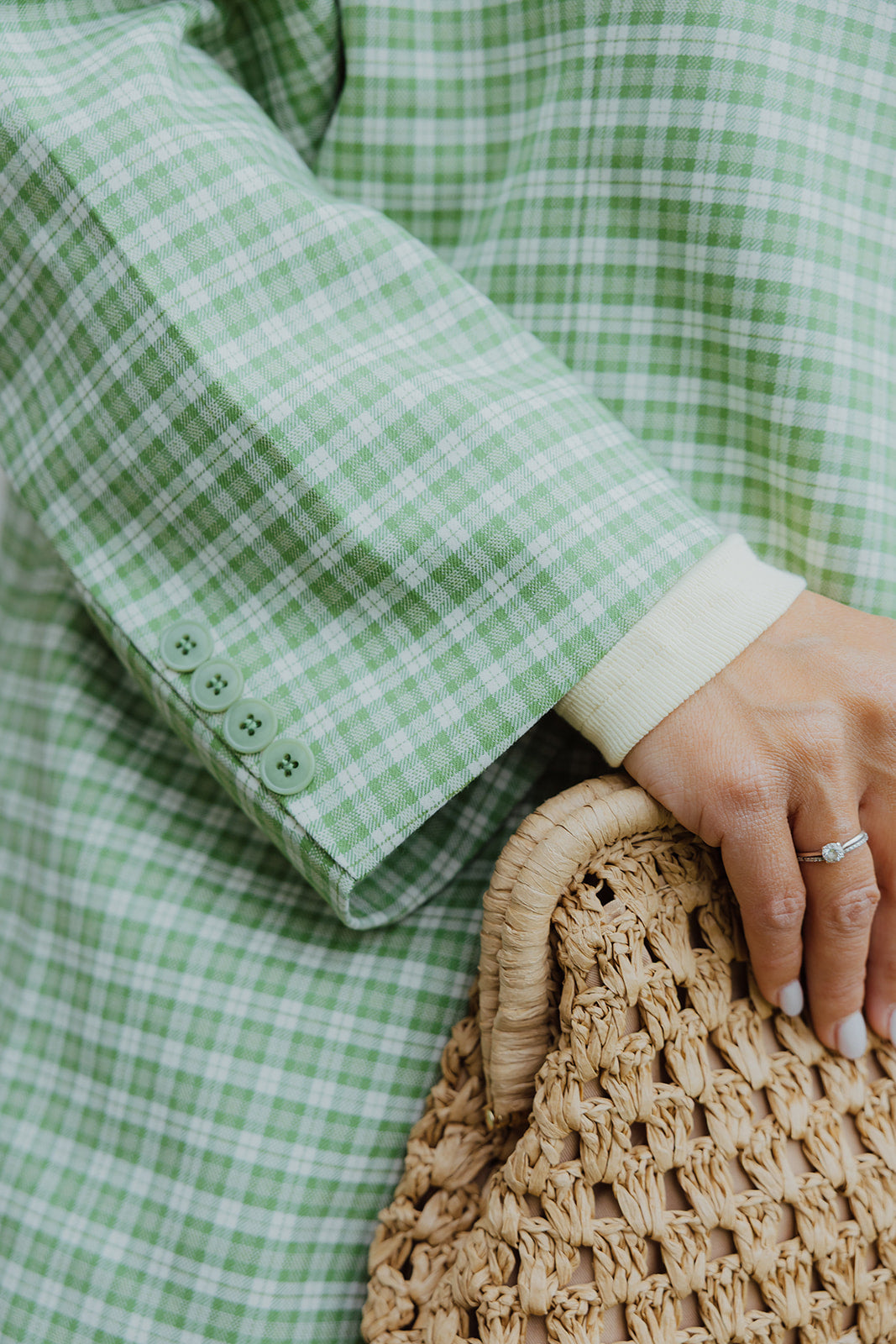 Josephine oversized blazer groen