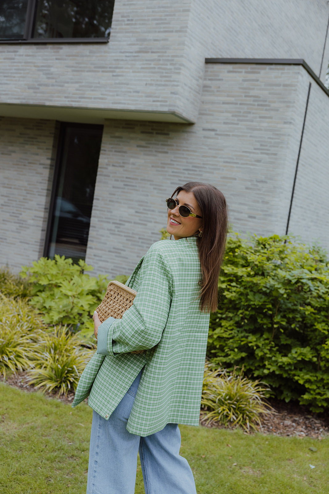 Josephine oversized blazer groen