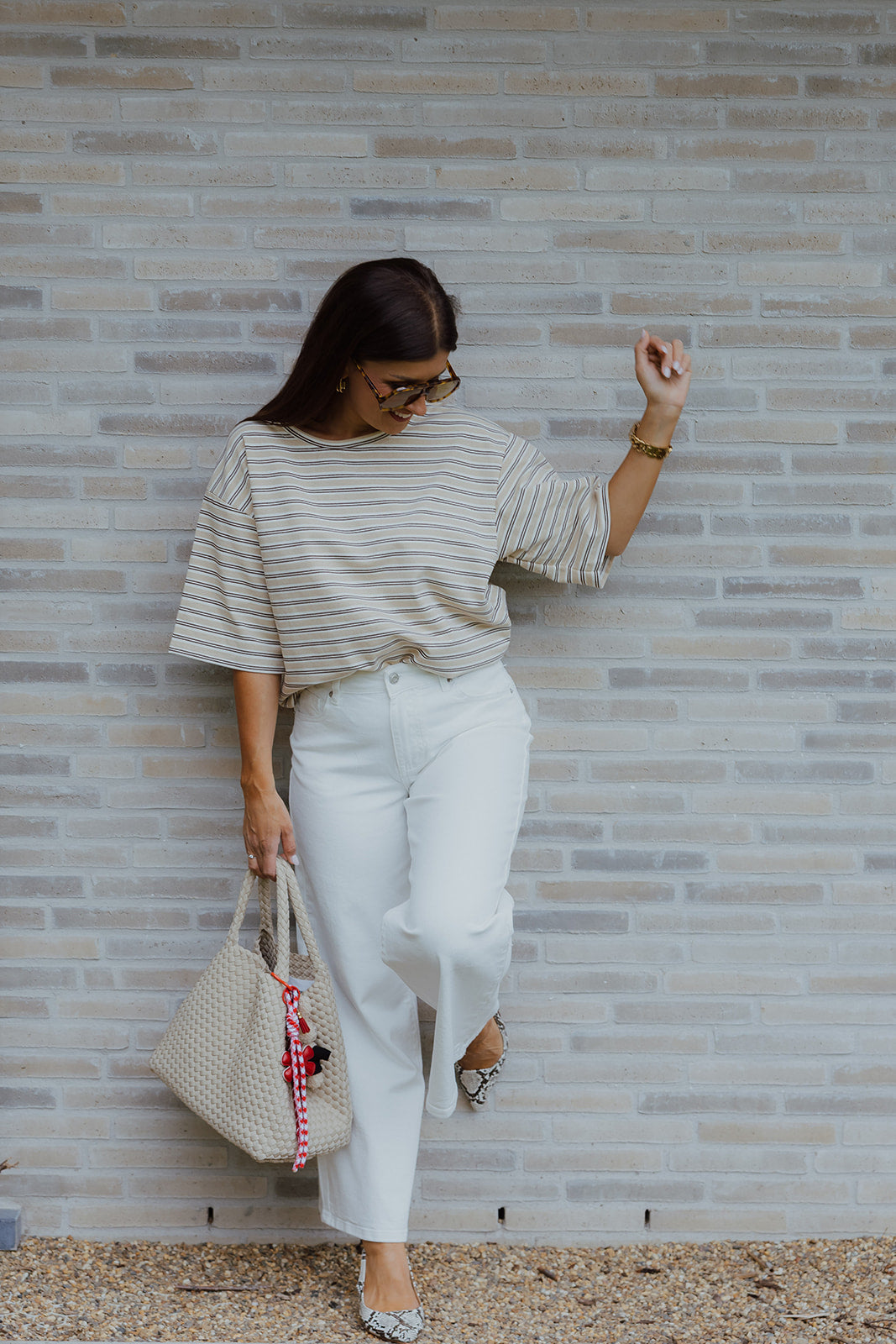 Louna t-shirt beige