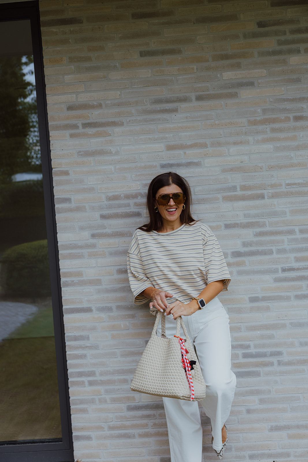 Louna t-shirt beige