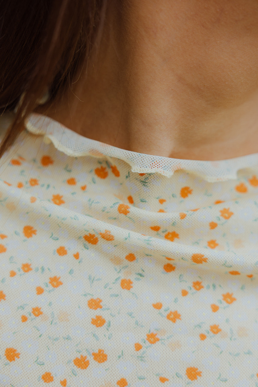 Fleurine lace top
