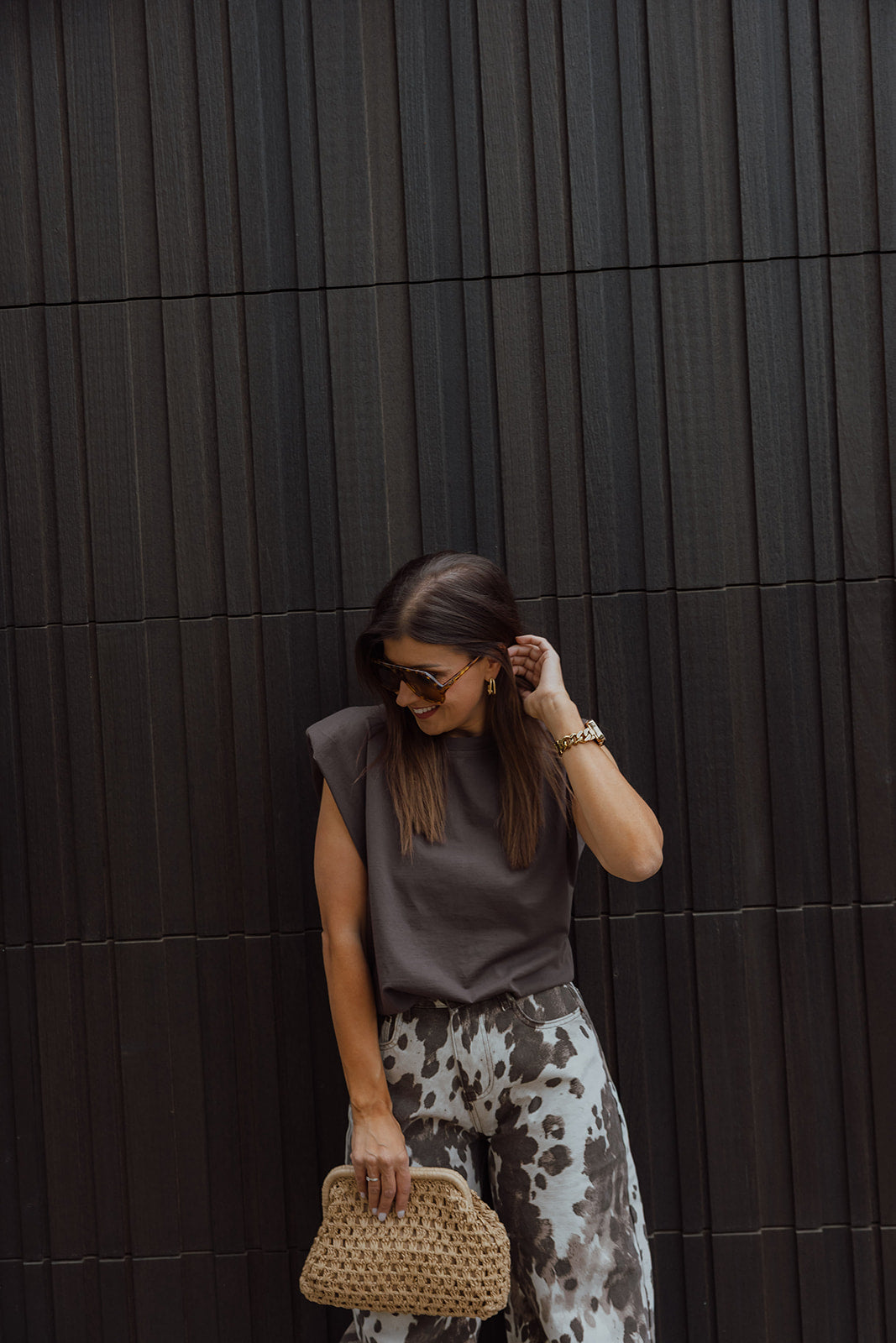 Tahnee t-shirt bruin