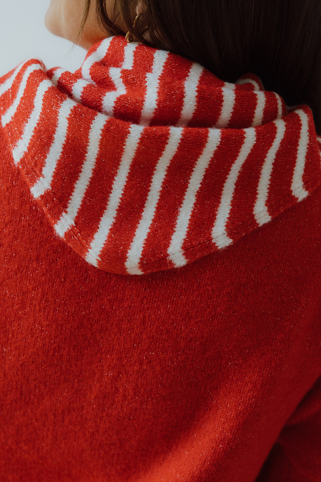 Cerise cardigan + sjaaltje