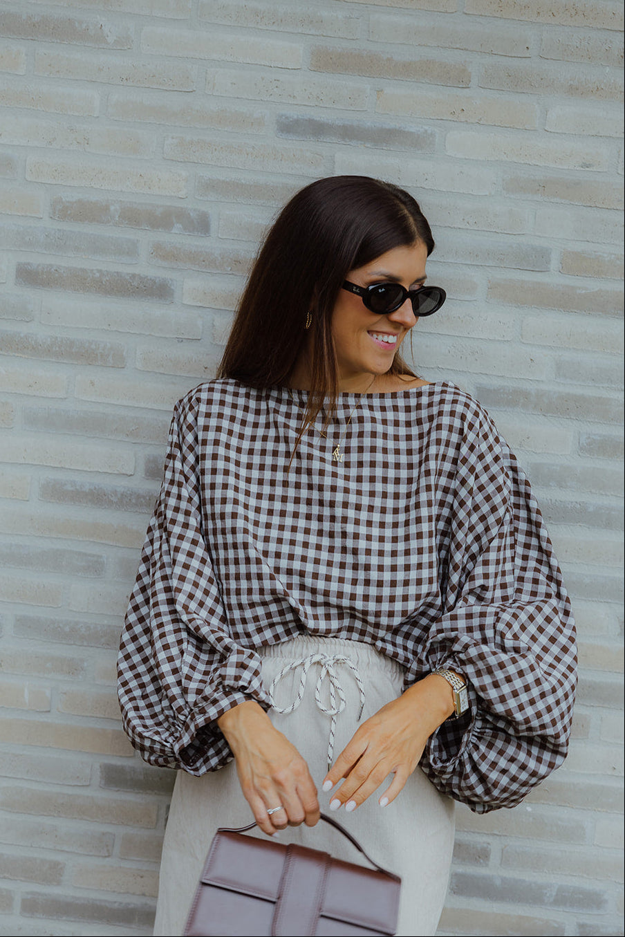 Fifi blouse choco