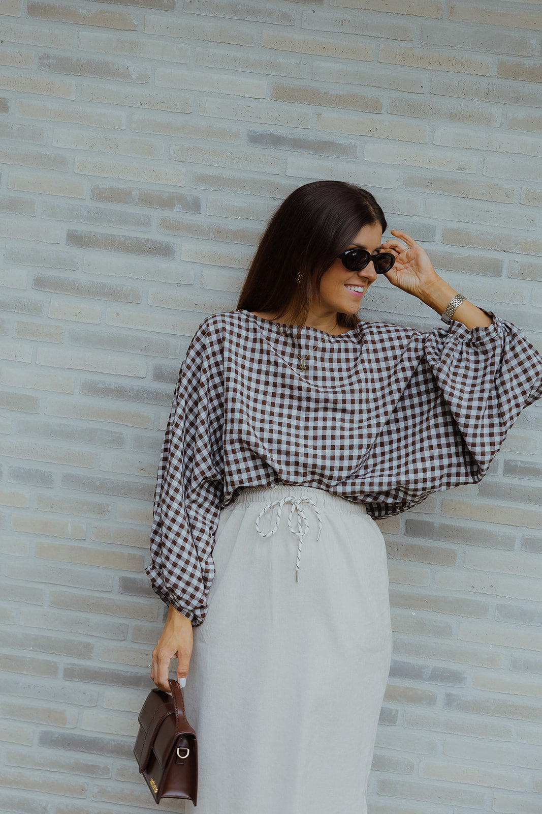 Fifi blouse choco