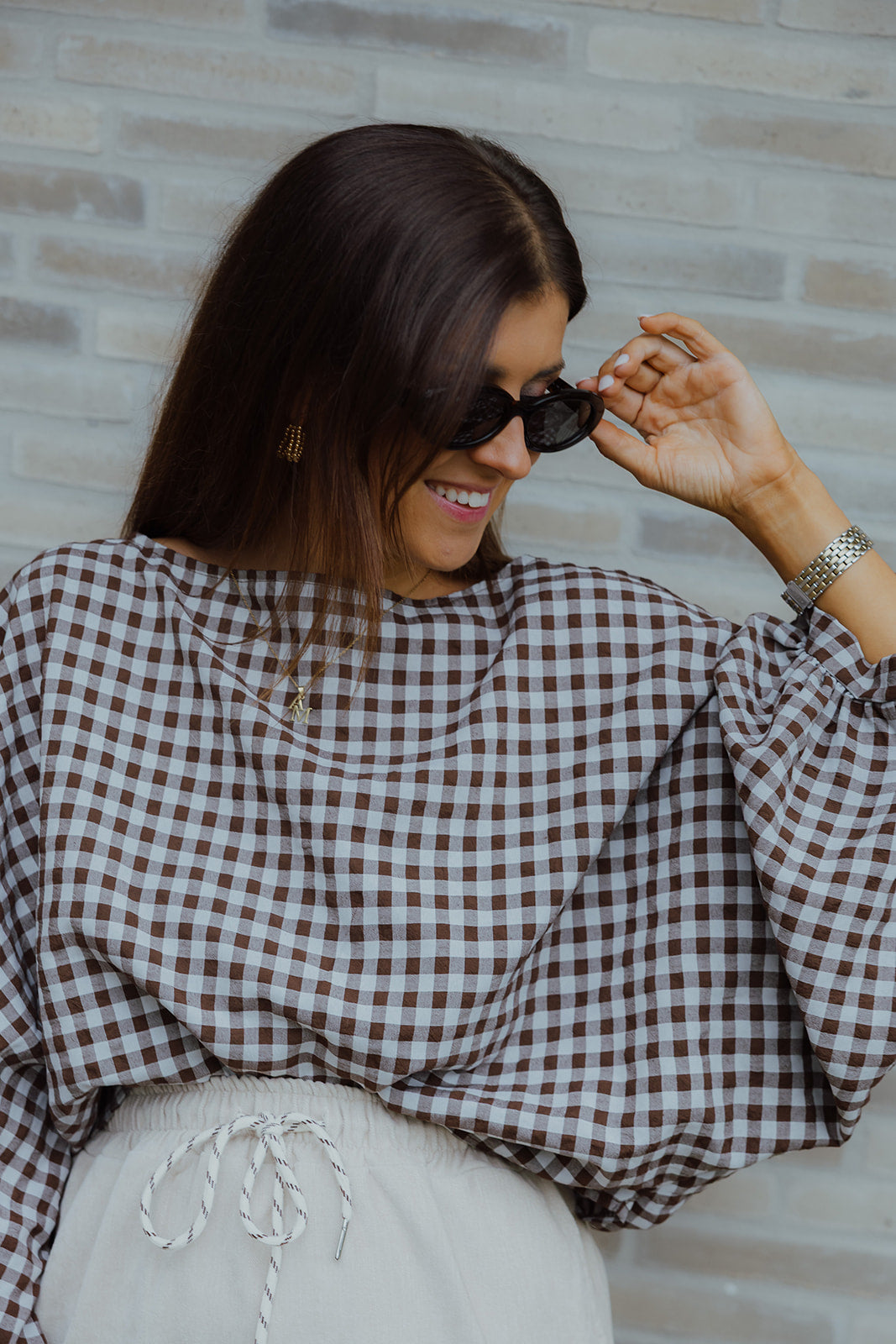 Fifi blouse choco