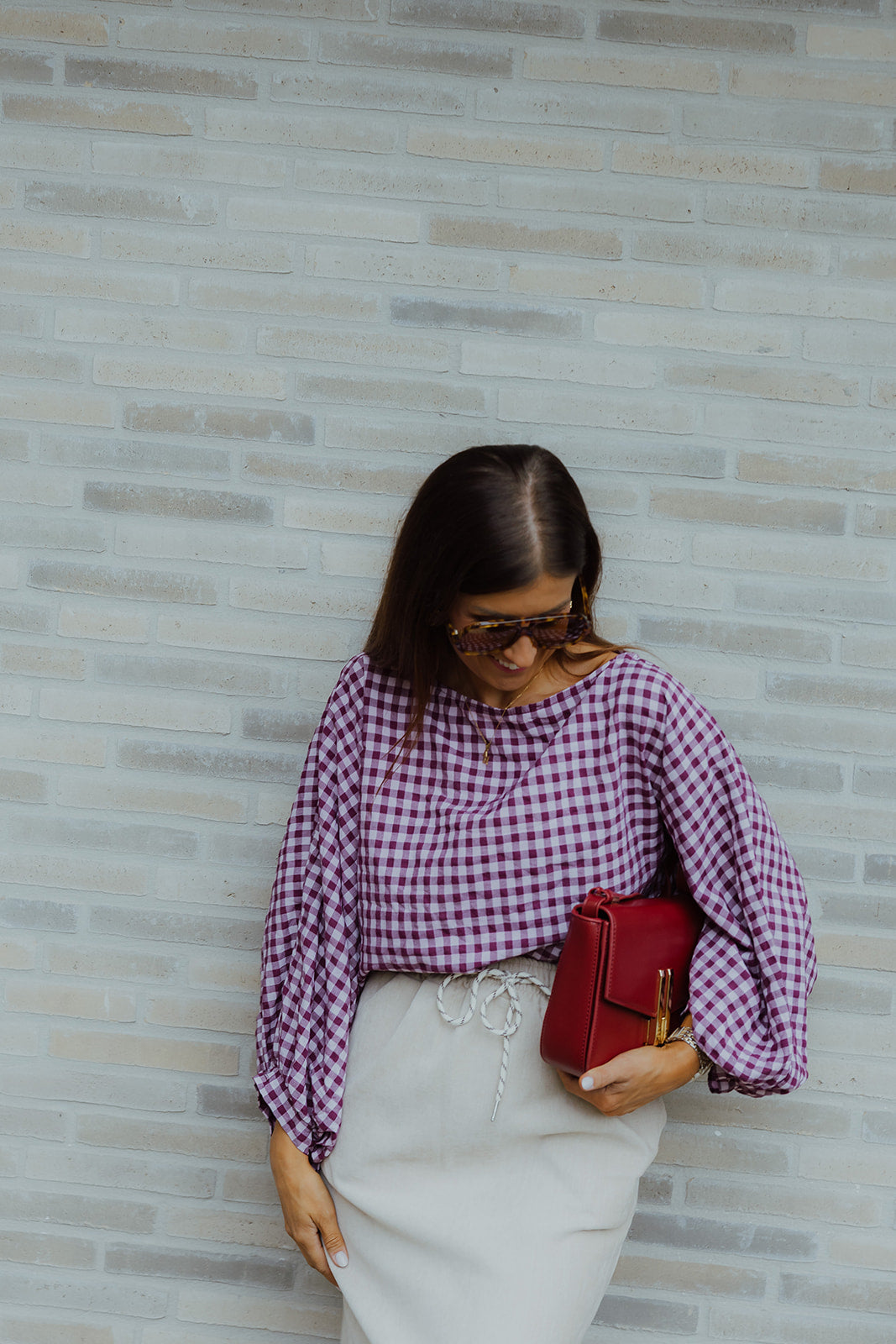 Fifi blouse violet