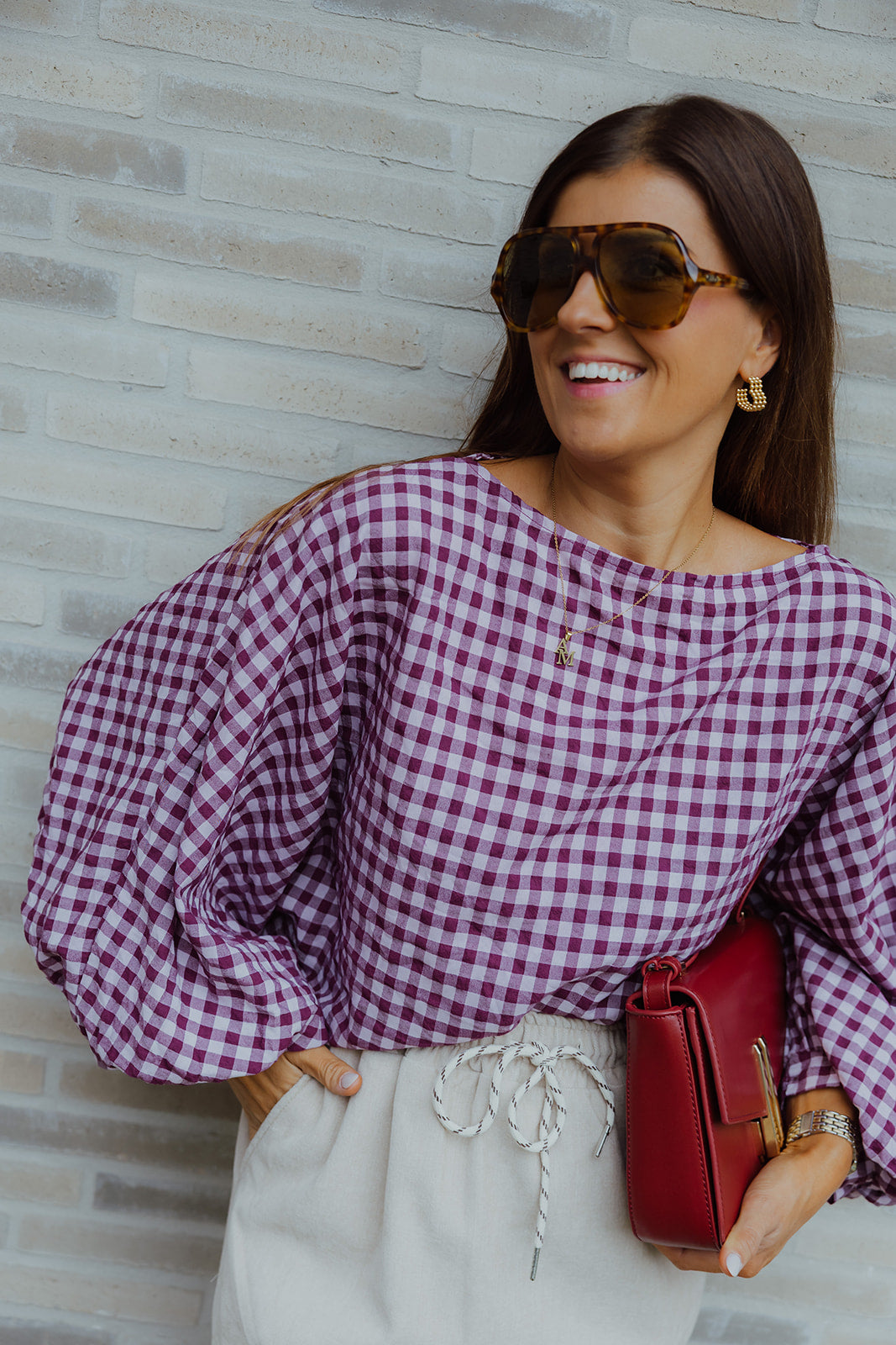 Fifi blouse violet