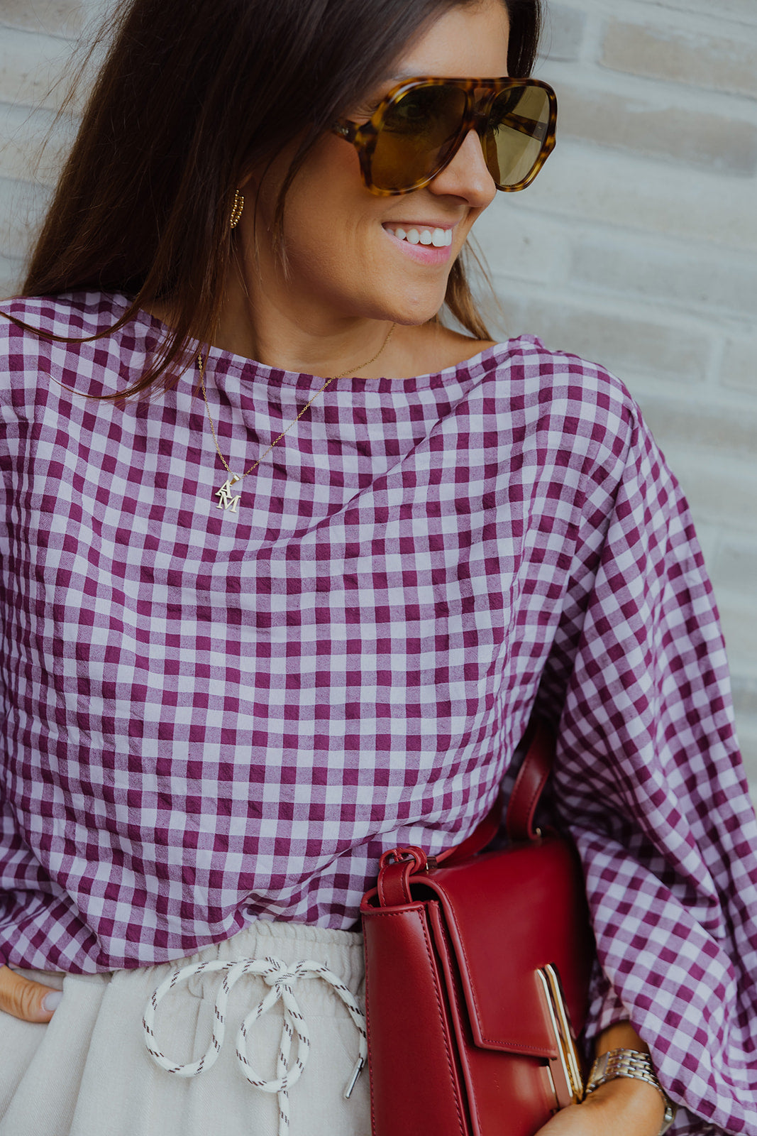 Fifi blouse violet