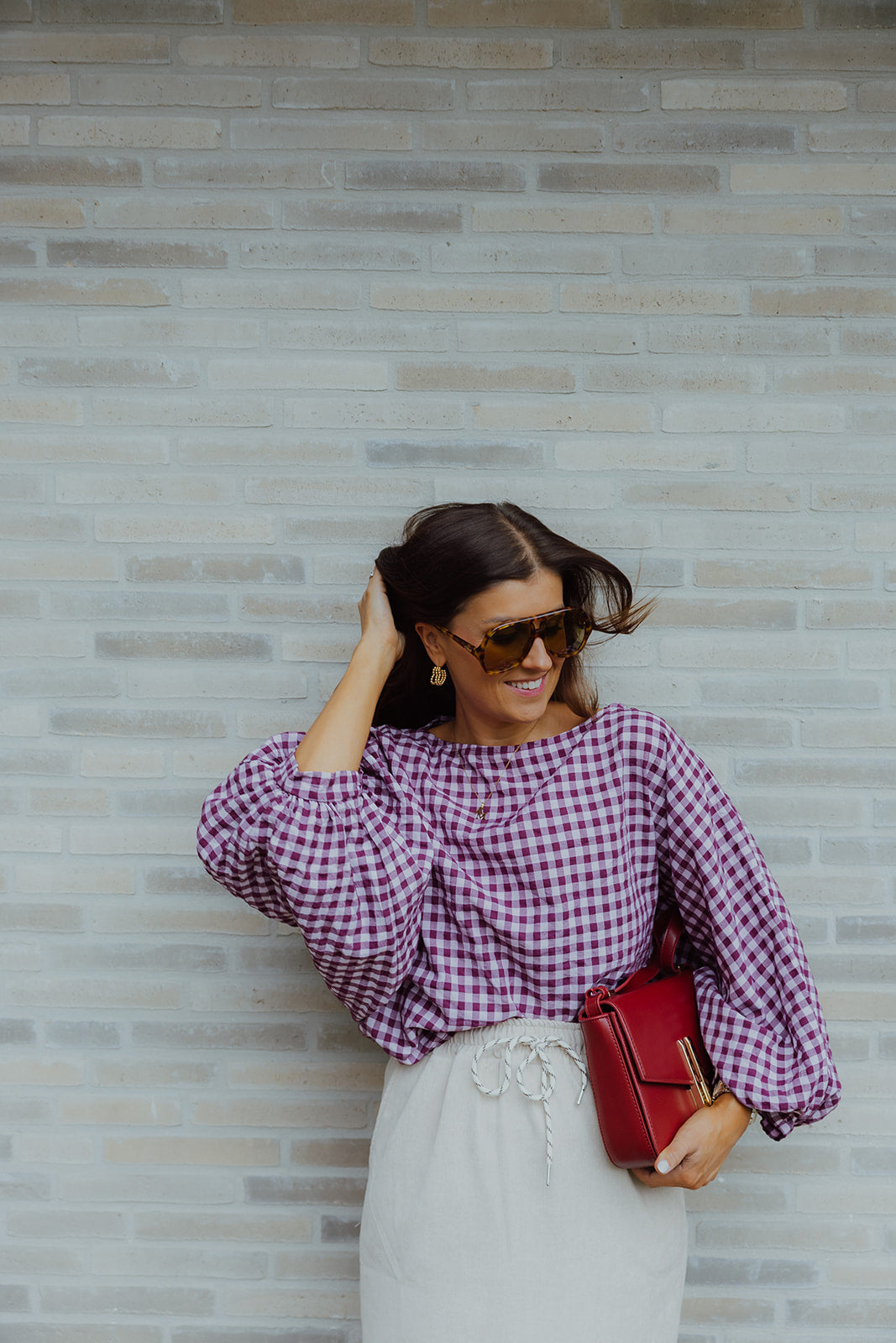 Fifi blouse violet