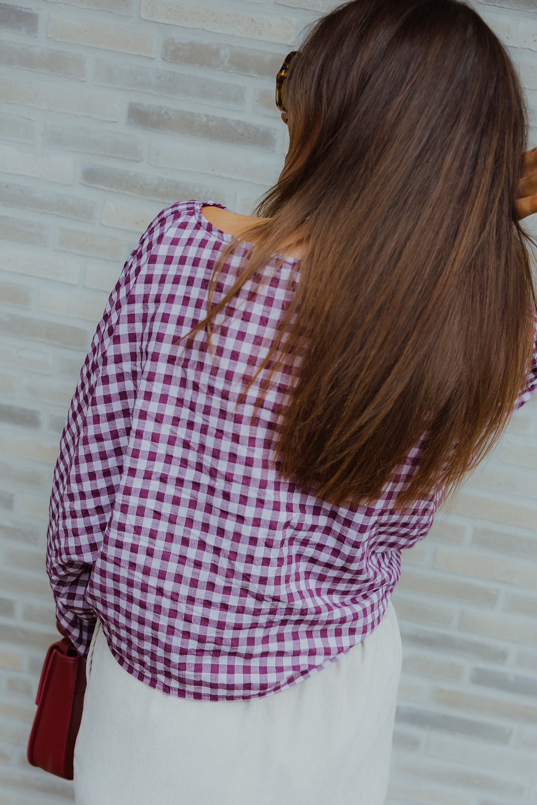 Fifi blouse violet