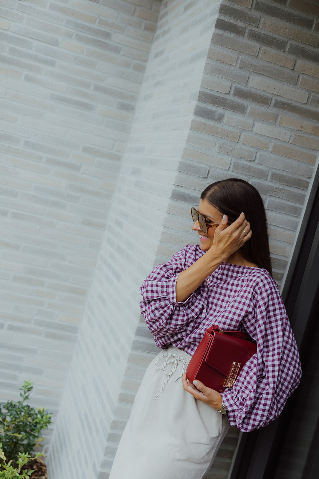 Fifi blouse violet
