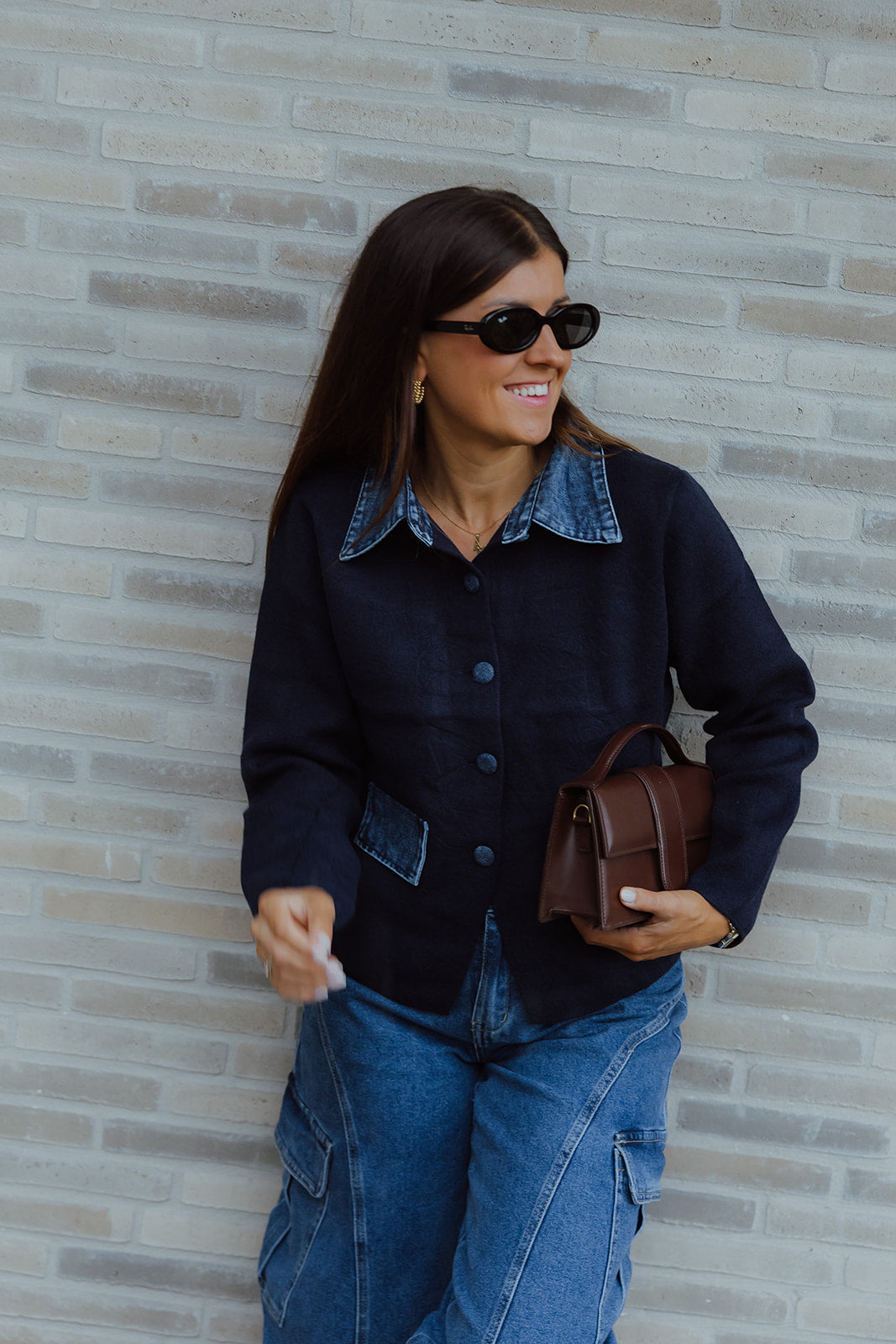 Axelle cardigan navy