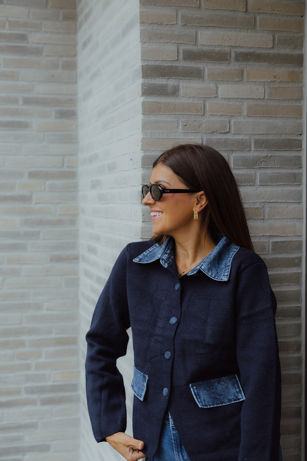 Axelle cardigan navy