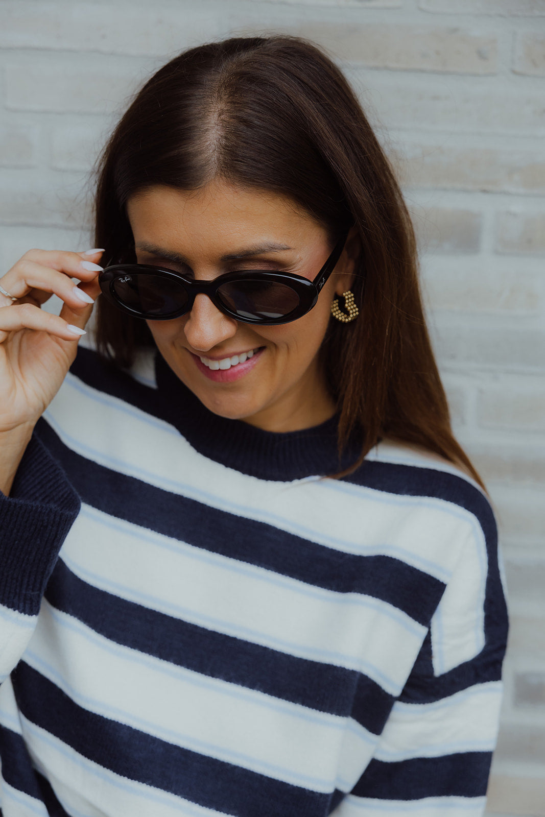 Aurele knit navy/beige