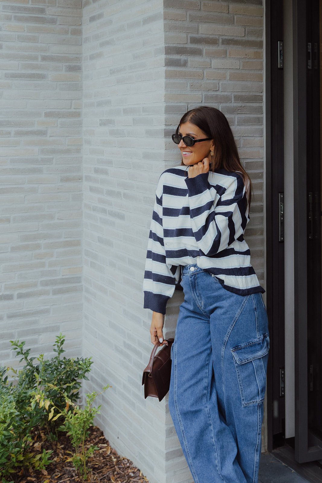 Aurele knit navy/beige
