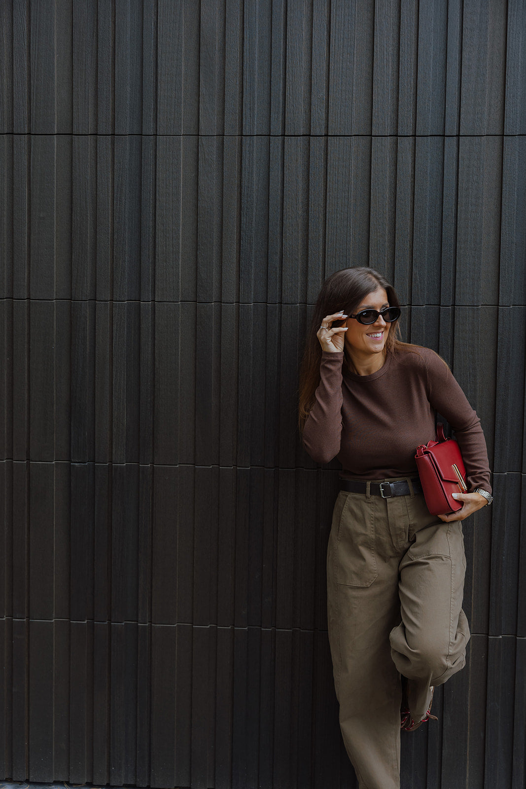 Aloys basic longsleeve choco