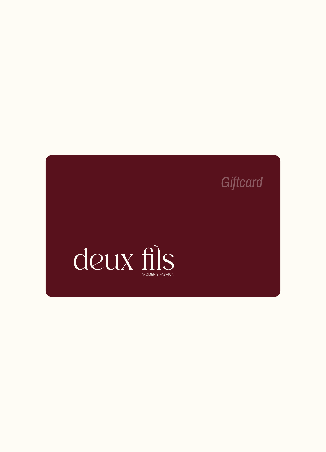 Two sons Giftcard