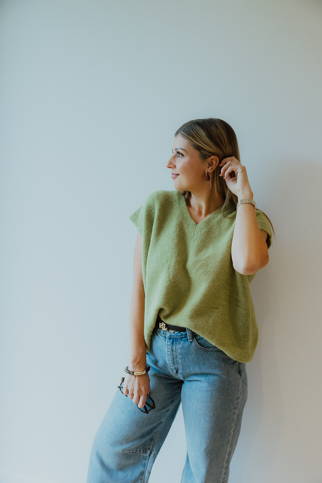 Edith knitwear olive