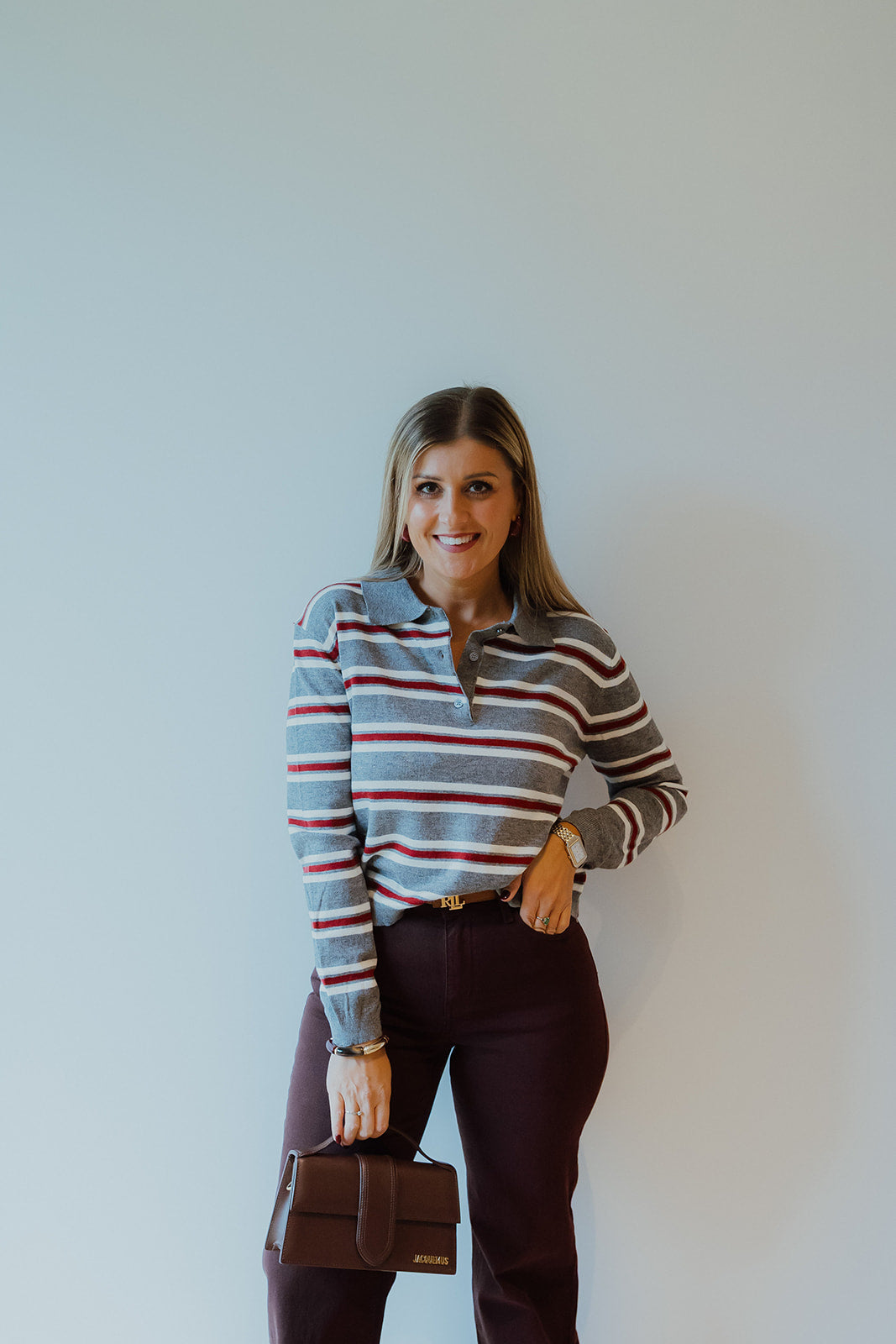 Lina polo grijs
