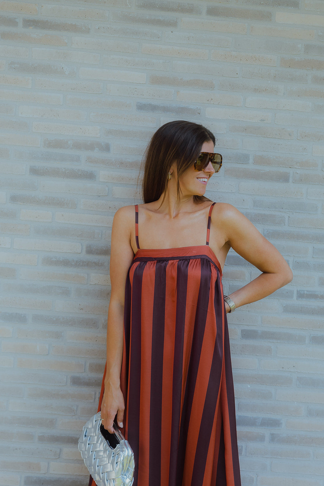 Beau maxi dress terracotta