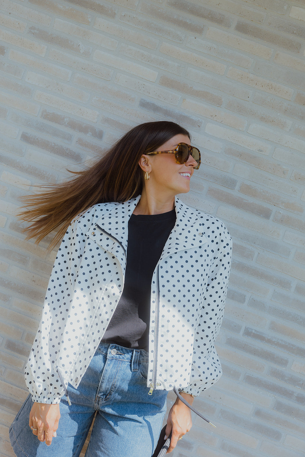 Polka dot jacket