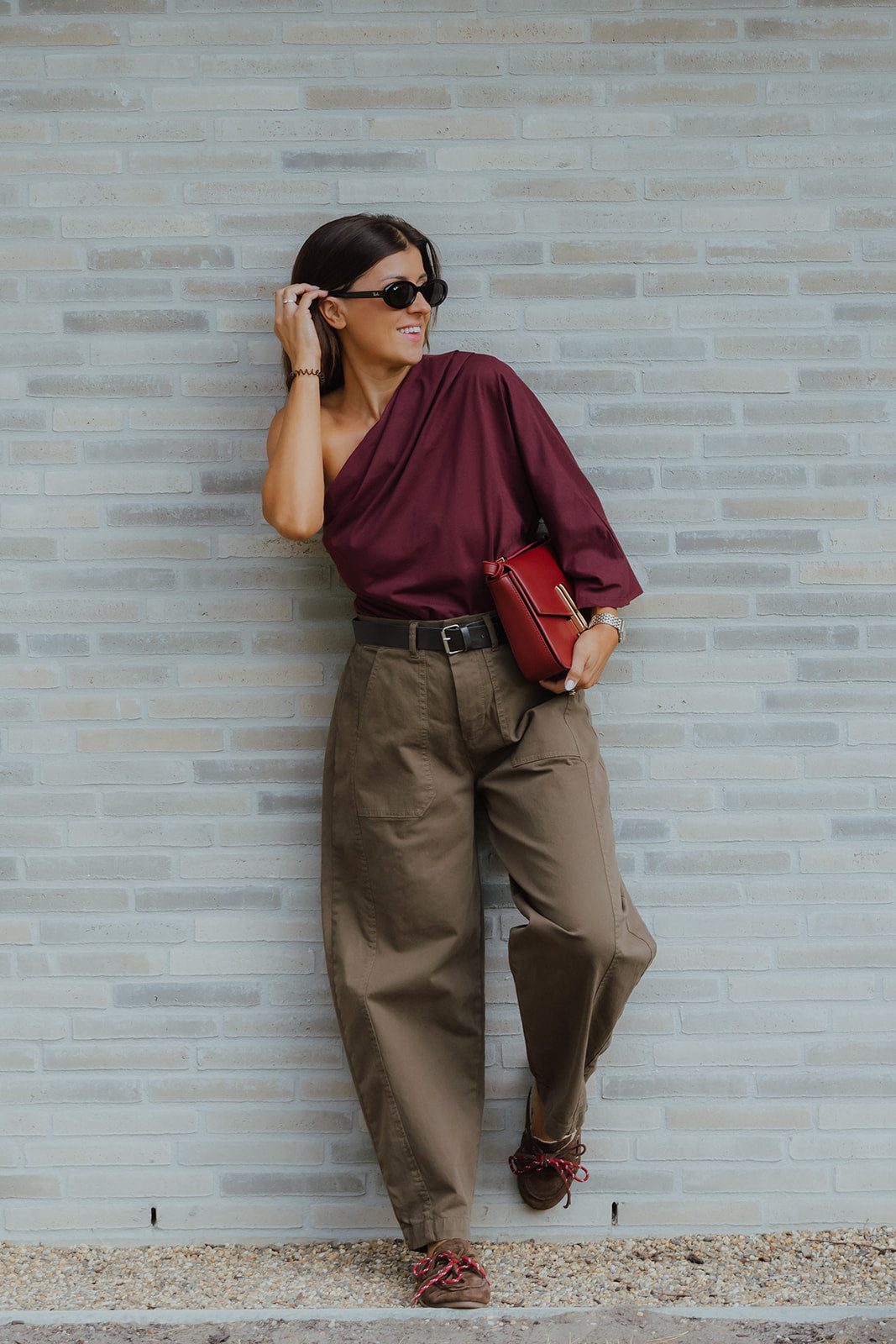 Sybille top bordeaux
