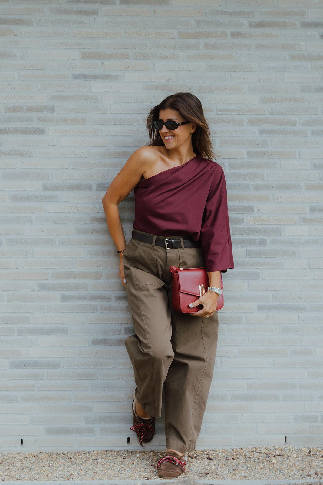 Sybille top bordeaux